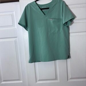 Figs Jade Catarina one pocket Scrub Top